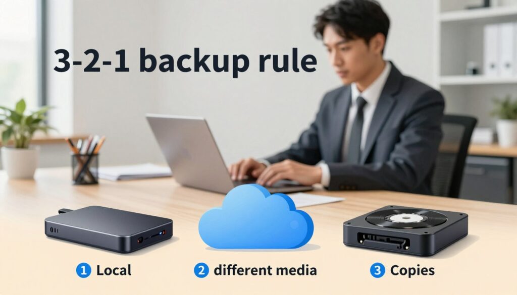 regla 3-2-1 para copias de seguridad